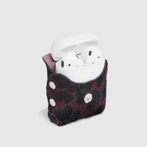 Heimstone - AirPods - Etui AirPods Léopard Bordeaux  - Photo 1